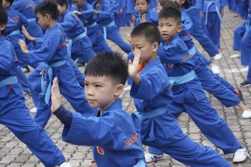 Học Vovinam mang lại lợi ích về sức khỏe, tự vệ, kỷ luật, sự tự tin và tinh thần đồng đội.